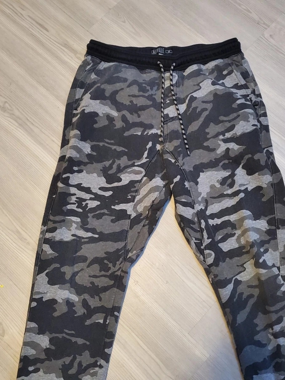 Caliville Gray Camo Jogger Pants - Medium